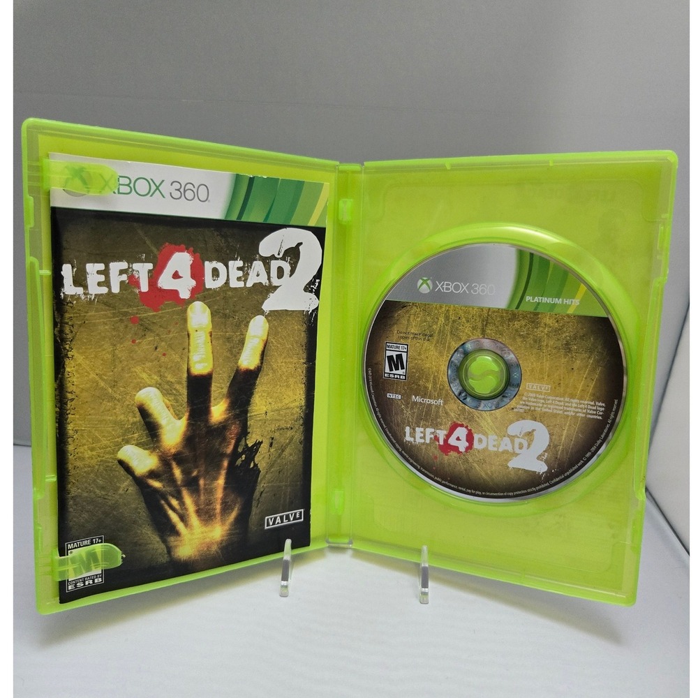 Left 4 Dead 2 Platinum Hits - Microsoft Xbox 360 - CIB Case Disc Manual Working - Picture 2 of 7
